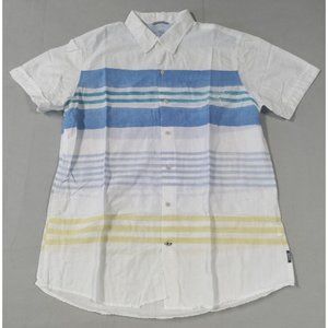 Izod Saltwater Relaxed Classics Short Sleebe Button Up Size XL